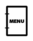 Menu kaarten - enkelzijdig